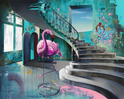 The Remedy Stairs- part I par Tommy Fiendish, Édition en vente sur Singulart