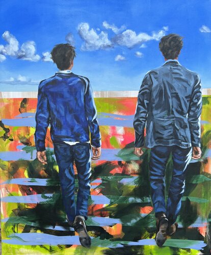 What future are we heading for? (4) van Anjuta Schneider, Schilderij te koop op Singulart