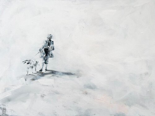 Best friends van Anjuta Schneider, Schilderij te koop op Singulart