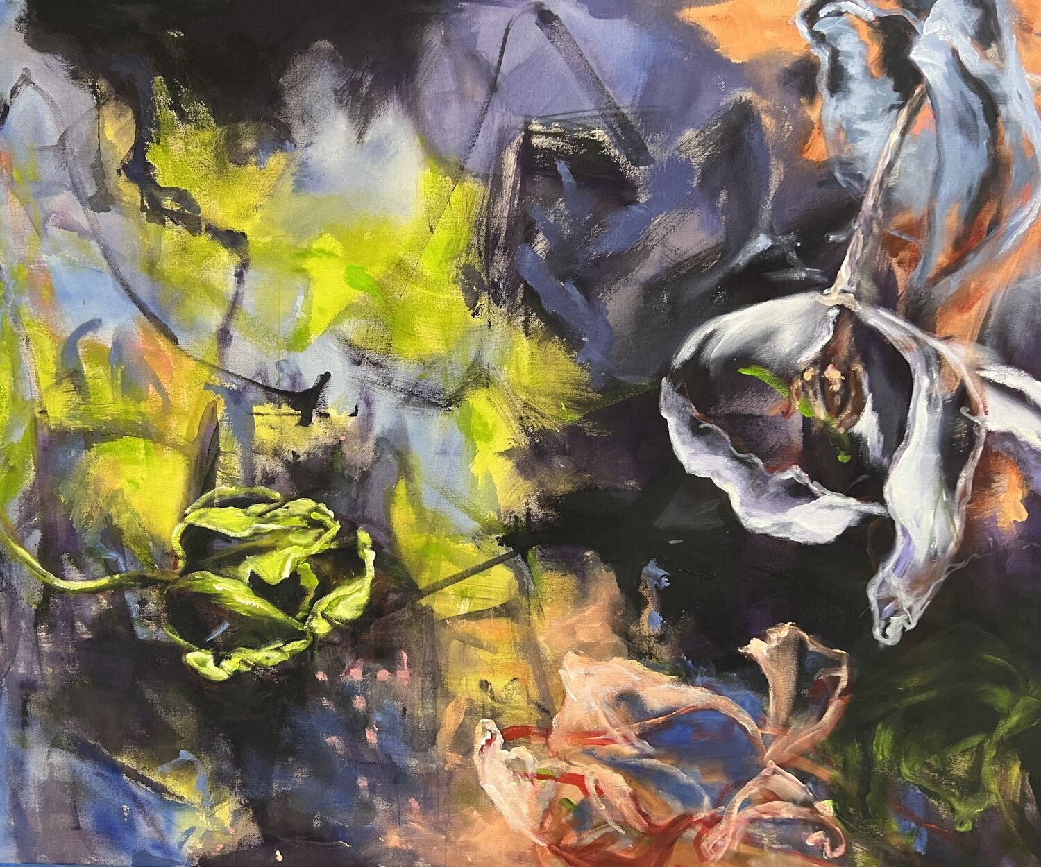 Cycle of life - Tension Anjuta Schneider Originalgemälde zu verkaufen