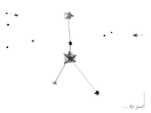 Graphic work - Cancer (21.06–22.07) par Maja Gajewska, Œuvre sur papier en vente sur Singulart