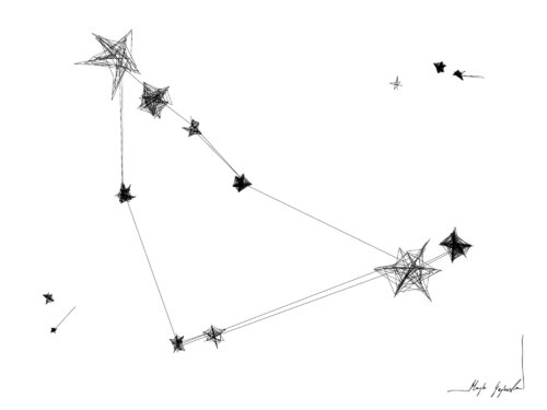 Graphic work - Capricorn (22.12–19.01) de Maja Gajewska, Obra en papel a la venta en Singulart
