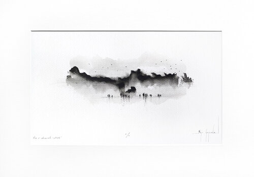 landscape (A4-Format) di Maja Gajewska, Opera su carta in vendita su Singulart