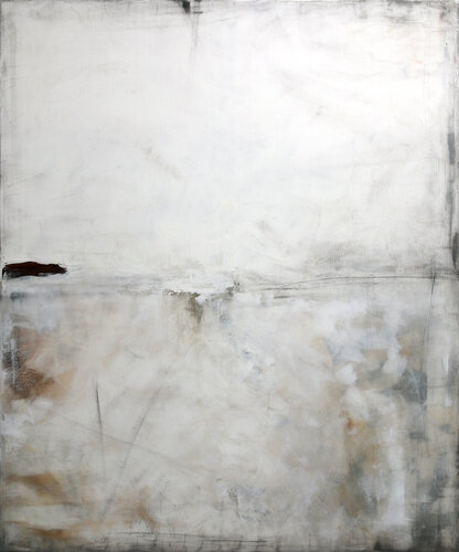 White and beige I by Maja Gajewska, Painting for Sale on Singulart