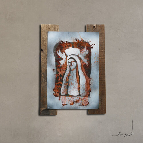 Modern Icon XIV van Maja Gajewska, Schilderij te koop op Singulart