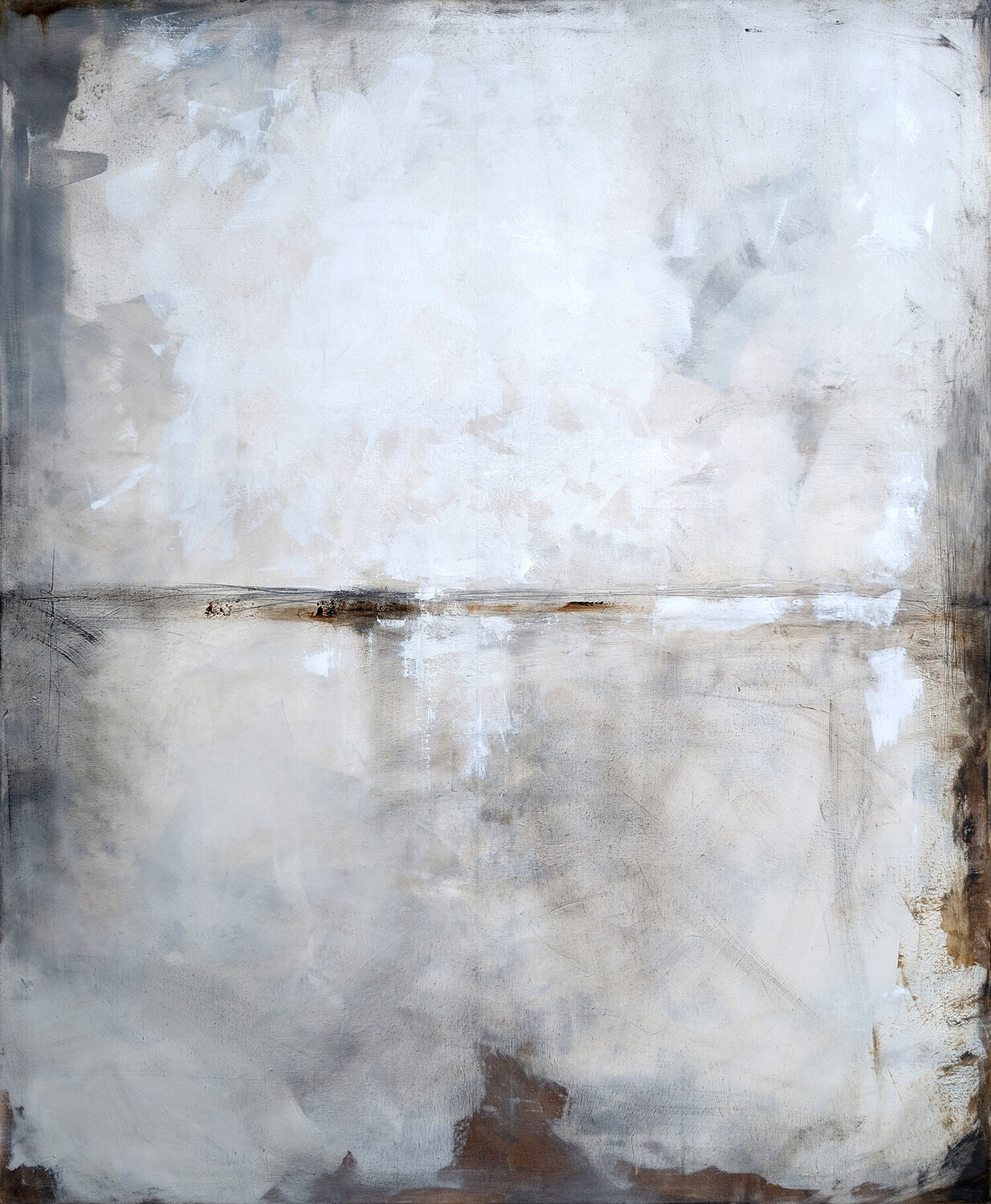 White and beige IV Maja Gajewska