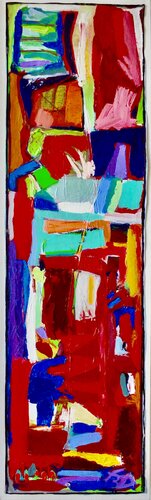 HOMAGE TO SALLY. (Gabori) van F G Davis, Schilderij te koop op Singulart