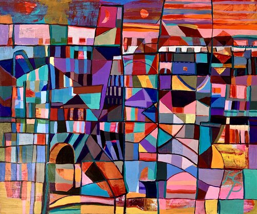 NIGHT AND DAY van F G Davis, Schilderij te koop op Singulart