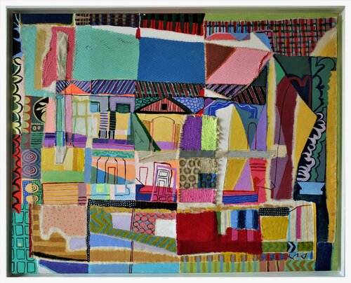 WOODSTOCK HOUSES von F G Davis, Malerei kaufen auf Singulart