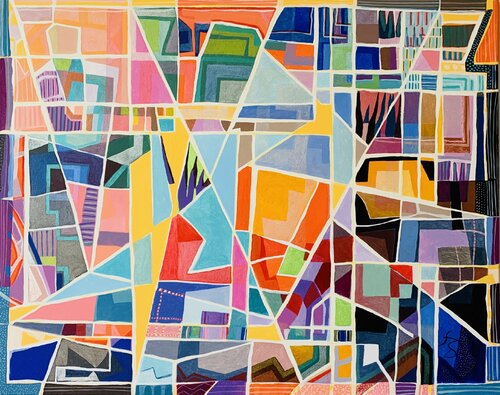 SHARDS OF LIGHT van F G Davis, Schilderij te koop op Singulart