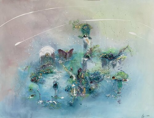 Eden, Chroniques de l Après par Frédérique Chabin-Rivière, Peinture en vente sur Singulart