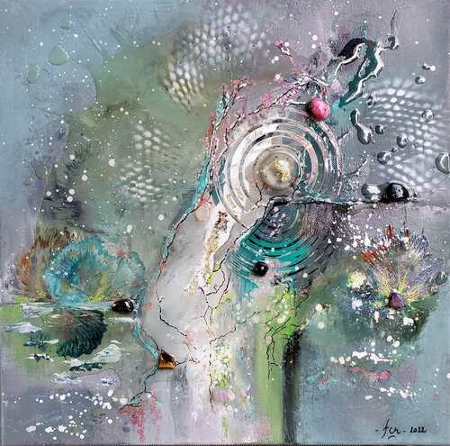Cascade von Frédérique Chabin-Rivière, Malerei kaufen auf Singulart
