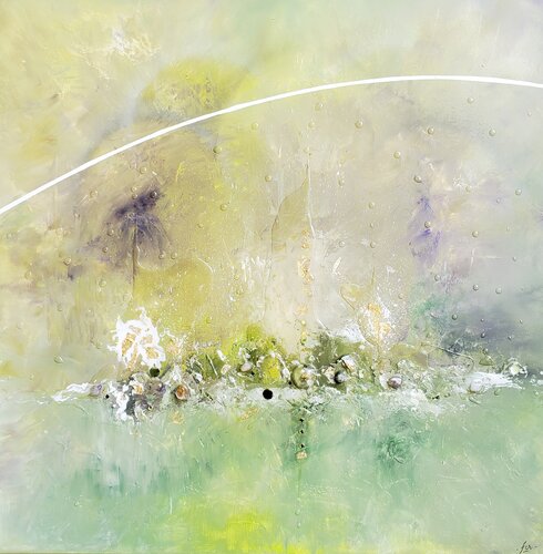 All Green von Frédérique Chabin-Rivière, Malerei kaufen auf Singulart