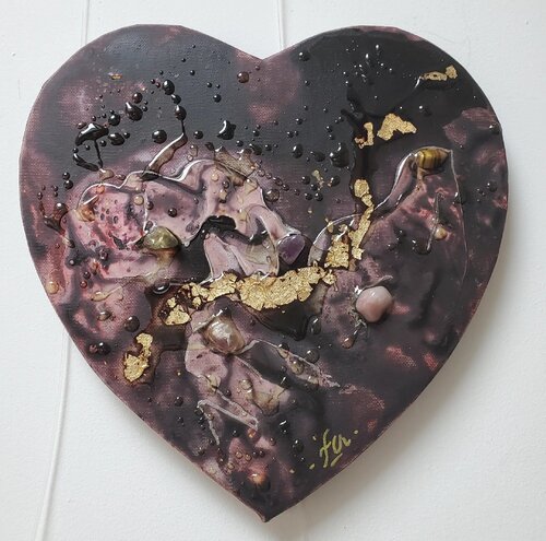 Valentine's Day par Frédérique Chabin-Rivière, Peinture en vente sur Singulart