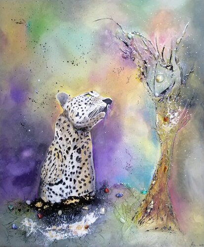 Genèse par Frédérique Chabin-Rivière, Peinture en vente sur Singulart