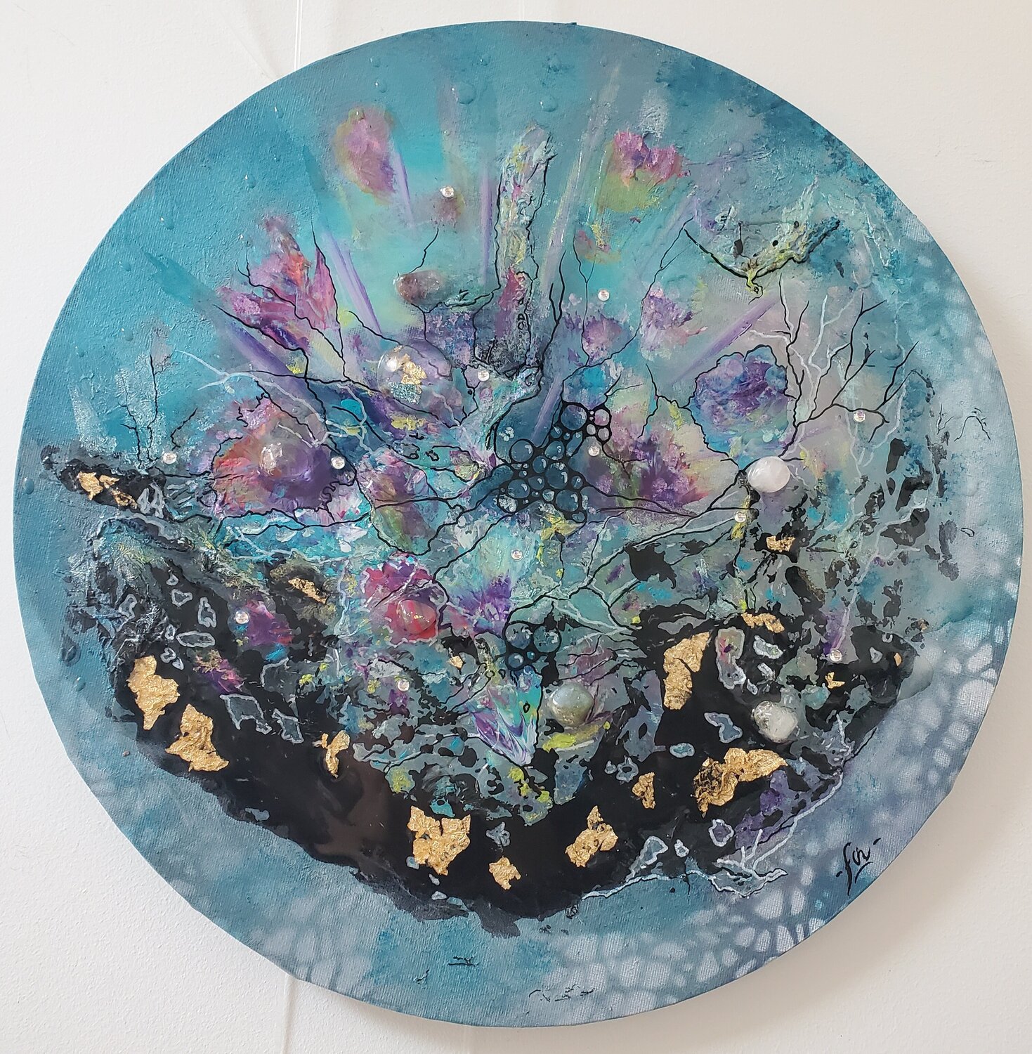 Effervescence Frédérique Chabin-Rivière Originalgemälde zu verkaufen