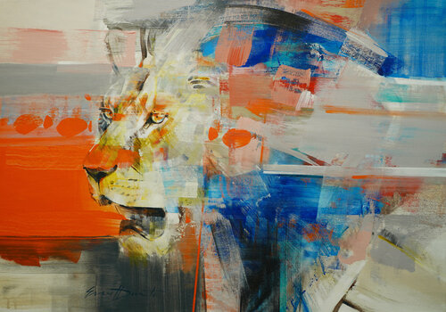 "Globus" van Everett Duarte, Schilderij te koop op Singulart