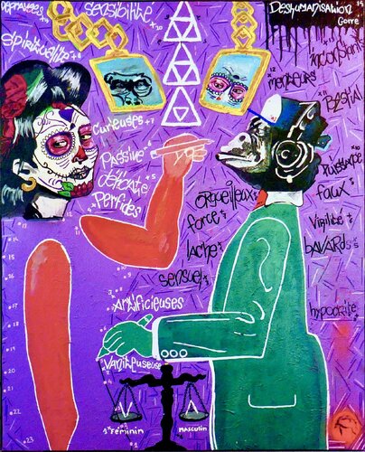 Sublimes Êtres Imparfaits di JEG FINE ART, Pittura in vendita su Singulart