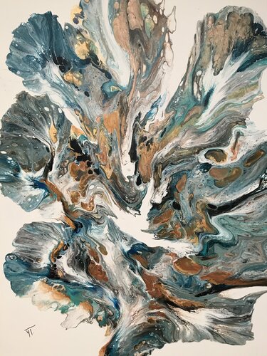 Été Indien / Indian Summer van Yves Thomas, Schilderij te koop op Singulart