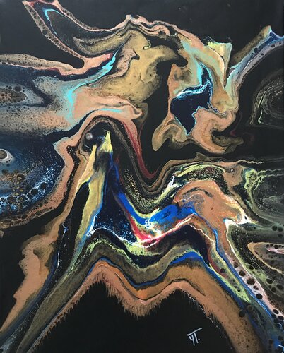 Monde Maya di Yves Thomas, Pittura in vendita su Singulart