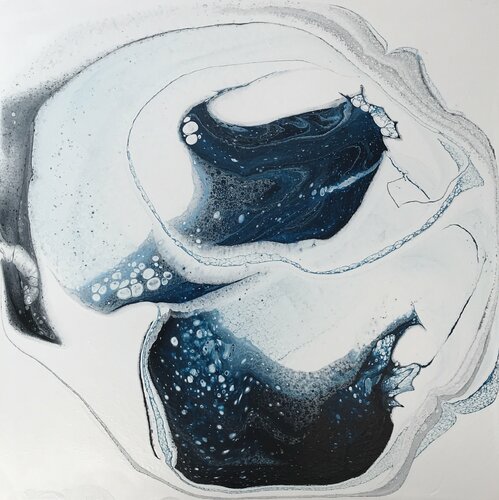 Dégel dans l'Arctique / Thaw in the arctic di Yves Thomas, Pittura in vendita su Singulart