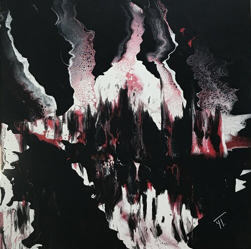 La forêt brûle / The forest is burning. von Yves Thomas, Malerei kaufen auf Singulart