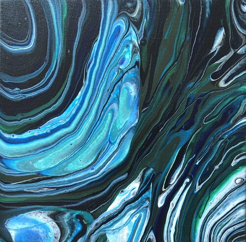 Dans les profondeurs marines di Yves Thomas, Pittura in vendita su Singulart