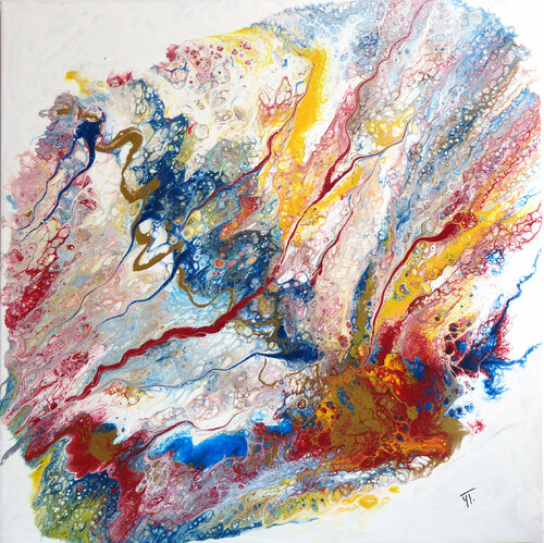 Vibrations van Yves Thomas, Schilderij te koop op Singulart