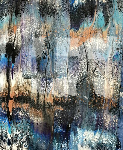 Dansons sous la pluie / Let's dance under the rain van Yves Thomas, Schilderij te koop op Singulart