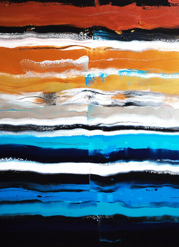 Terre et Mer / Earth and Sea par Yves Thomas, Peinture en vente sur Singulart