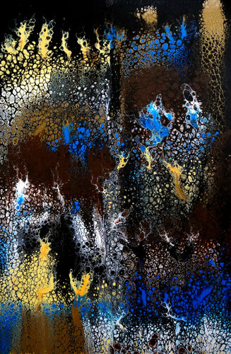 Flore sous marine / Underwater flora di Yves Thomas, Pittura in vendita su Singulart