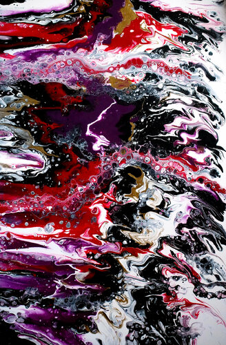 Variations en Rouge / Variations in red di Yves Thomas, Pittura in vendita su Singulart