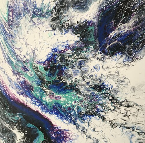 Aurore Boréale di Yves Thomas, Pittura in vendita su Singulart