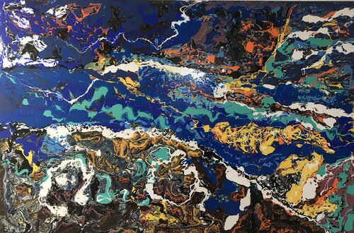 Vie Marine di Yves Thomas, Pittura in vendita su Singulart