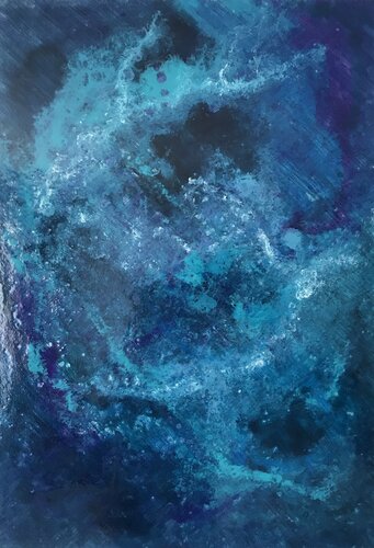 Profondeurs marines di Yves Thomas, Pittura in vendita su Singulart