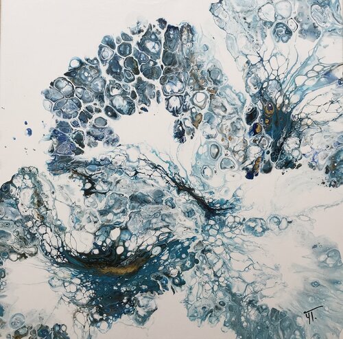 Fleur marine van Yves Thomas, Schilderij te koop op Singulart