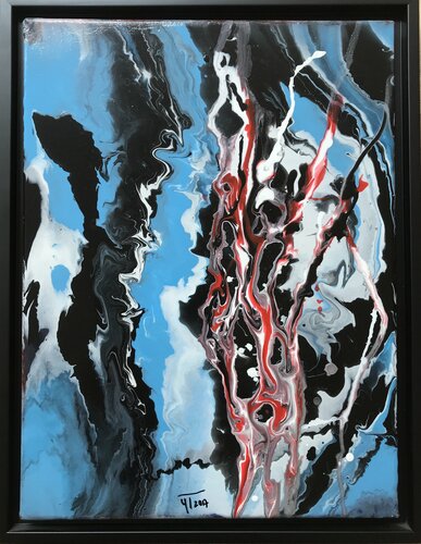 Bleu, Blanc, Rouge... di Yves Thomas, Pittura in vendita su Singulart