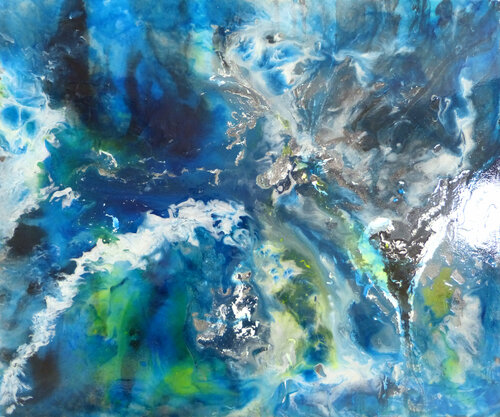 Courants Marins di Yves Thomas, Pittura in vendita su Singulart