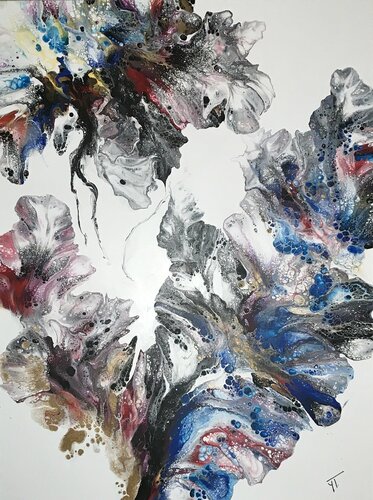 Fleurs Sauvages van Yves Thomas, Schilderij te koop op Singulart