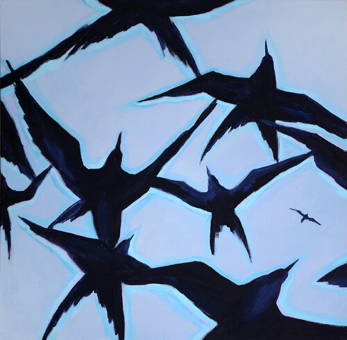 Rooks by Iren Shtefan, Painting for Sale on Singulart