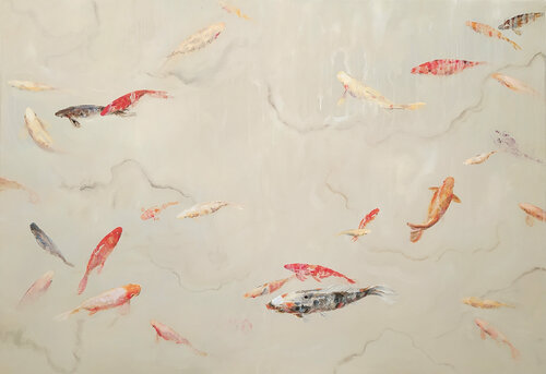 Almas flotantes by Valeria Pesce, Painting for Sale on Singulart