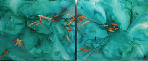 Mare infinito van Valeria Pesce, Schilderij te koop op Singulart