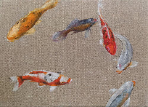 Out of water van Valeria Pesce, Schilderij te koop op Singulart