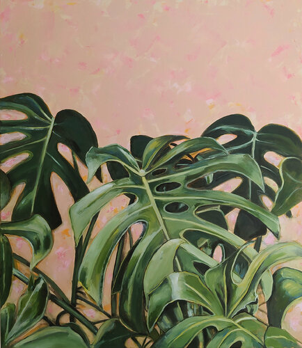 Monstera muy deliciosa van Valeria Pesce, Schilderij te koop op Singulart