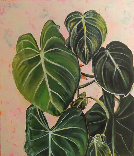 Philodendron 2 van Valeria Pesce, Schilderij te koop op Singulart