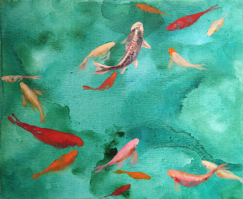 Desideri colorati di Valeria Pesce, Pittura in vendita su Singulart