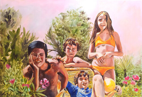 Memories of the 70s di Valeria Pesce, Pittura in vendita su Singulart
