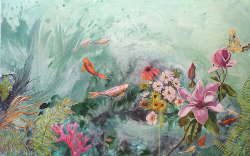 My private Eden di Valeria Pesce, Pittura in vendita su Singulart