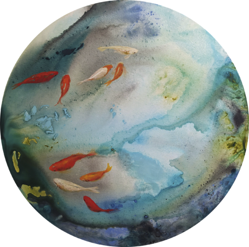 LOST IN SPACE di Valeria Pesce, Pittura in vendita su Singulart