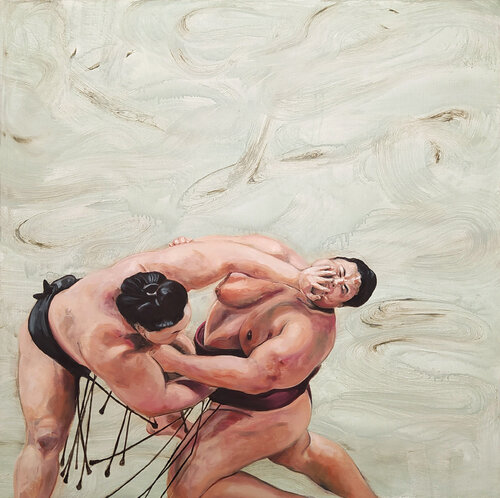 Presi dal vortice by Valeria Pesce, Painting for Sale on Singulart